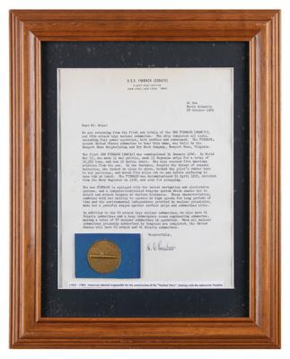 Lot #316 Hyman G. Rickover Typed Letter Signed - Image 2