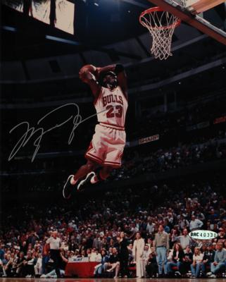 Lot #722 Michael Jordan Signed Photograph