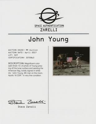 Lot #387 John Young Signed Photograph - Image 2