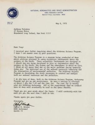 Lot #386 Al Worden Typed Letter Signed - Image 1