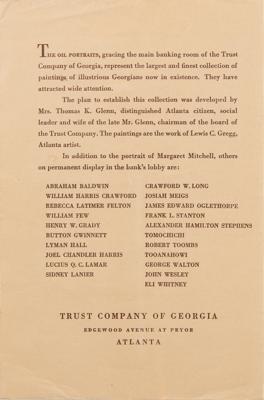 Lot #439 Margaret Mitchell Archive of (7) Typed Letters Signed - Image 16
