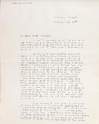 Lot #439 Margaret Mitchell Archive of (7) Typed Letters Signed - Image 4
