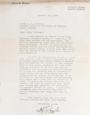 Lot #439 Margaret Mitchell Archive of (7) Typed Letters Signed - Image 6