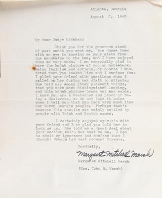 Lot #439 Margaret Mitchell Archive of (7) Typed Letters Signed - Image 7