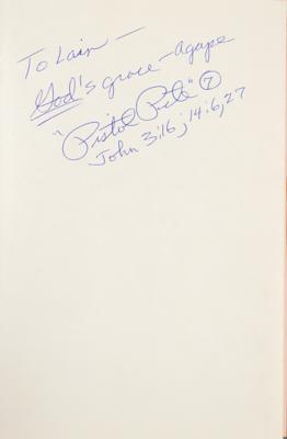 Lot #748 'Pistol' Pete Maravich Signed Book - Image 2
