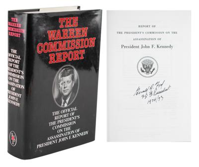 Lot #49 Gerald Ford Signed Book - Image 1