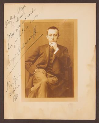 Lot #502 Sergei Rachmaninoff Signed Photograph