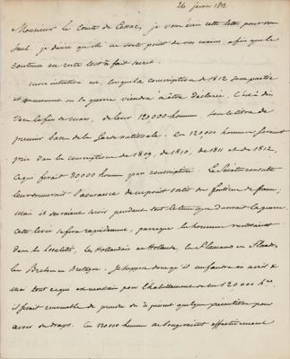 Lot #300 Napoleon Letter Signed