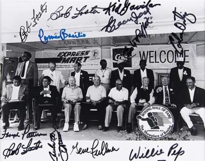 Lot #734 Boxing Hall of Fame Multi-Signed Photograph - Image 1