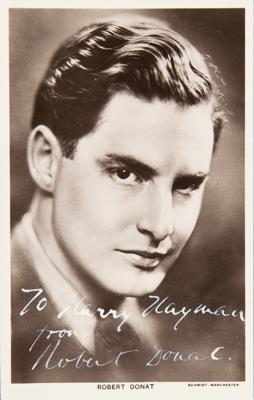 Lot #629 Robert Donat (2) Signed Photographs - Image 3