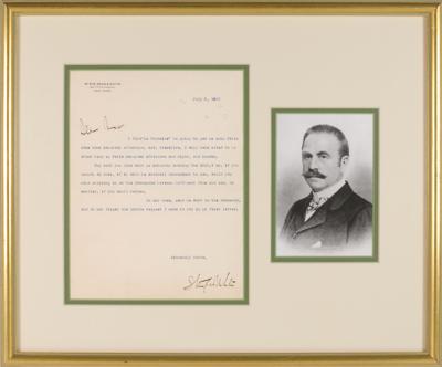 Lot #405 Stanford White Typed Letter Signed