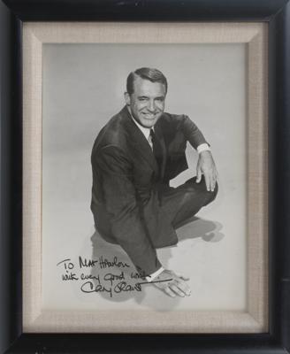 Lot #637 Cary Grant Signed Photograph