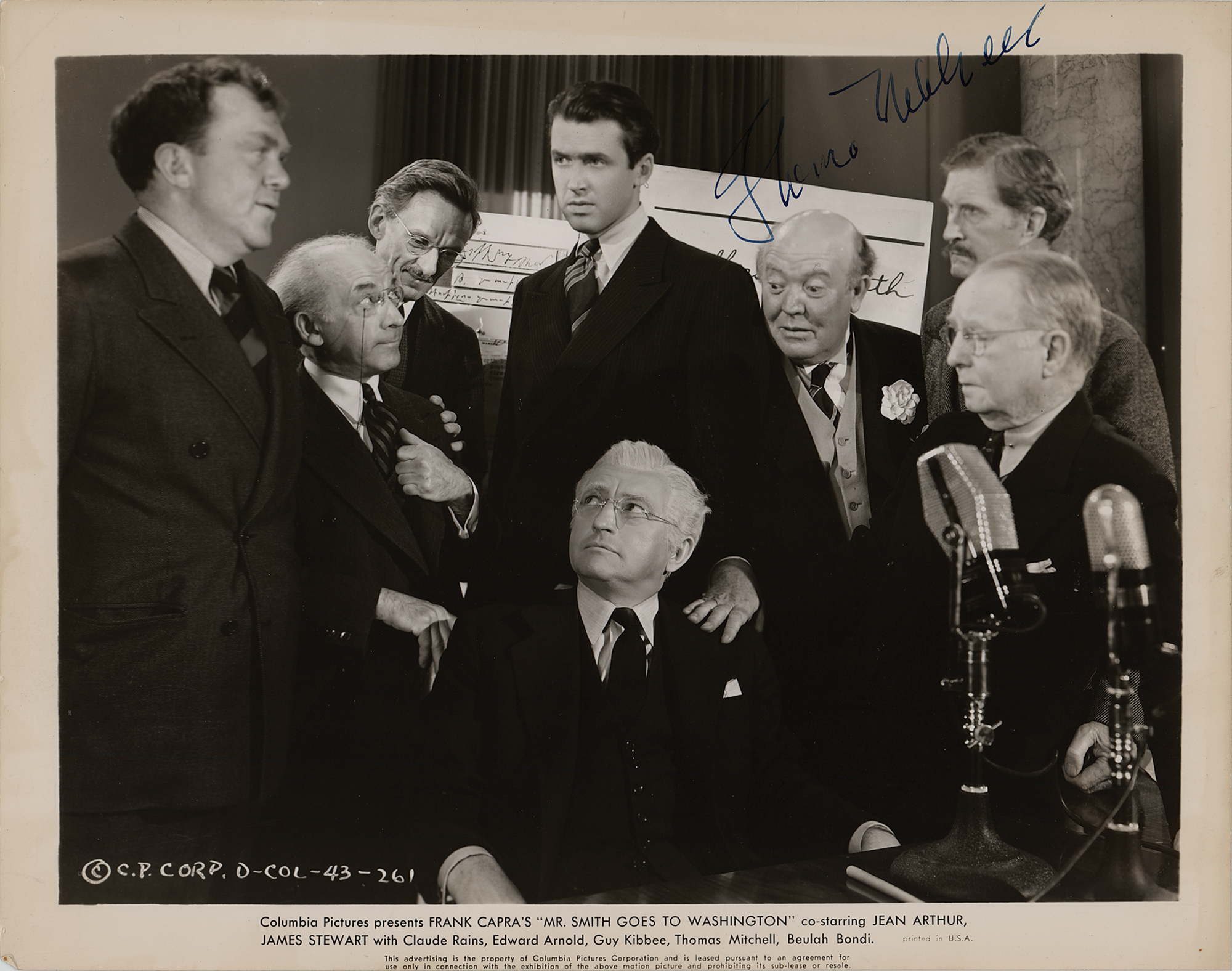 Thomas Mitchell Signed Photograph