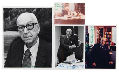 Lot #234 Karl Menninger (4) Signed Photographs - Image 1