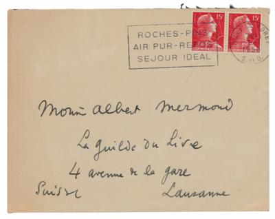 Lot #451 Jean Cocteau Autograph Letter Signed - Image 2