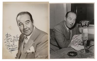 Lot #621 Broderick Crawford (2) Signed Photographs