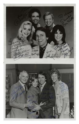 Lot #706 Three's Company and Three's a Crowd (2) Signed Photographs - Image 1