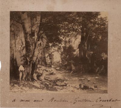 Lot #390 Gustave Courbet Signed Photograph - Image 1