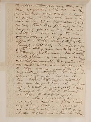 Lot #442 Henry David Thoreau Handwritten Manuscript - Image 1