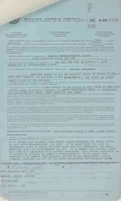 Lot #572 Iggy Pop (4) Documents Signed - Image 2