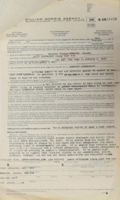 Lot #572 Iggy Pop (4) Documents Signed - Image 3