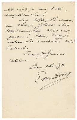Lot #497 Edvard Grieg Autograph Letter Signed - Image 2