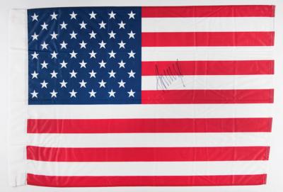 Lot #92 Donald Trump Signed United States Flag