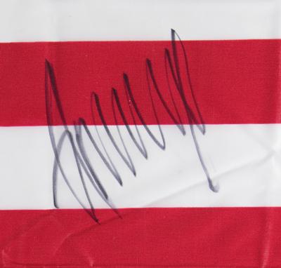 Lot #92 Donald Trump Signed United States Flag - Image 2