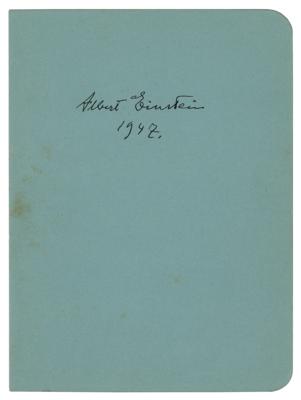Lot #107 Albert Einstein Signature