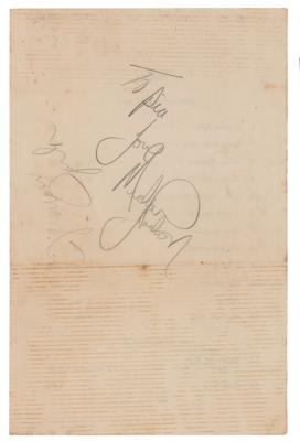 Lot #584 Michael Jackson Signature