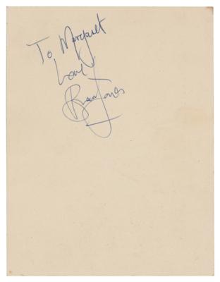 Lot #519 Rolling Stones: Brian Jones Signed Promo Card - Image 1