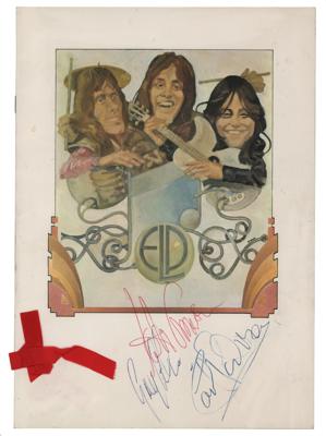 Lot #568 Emerson, Lake, and Palmer Signed Program - Image 1