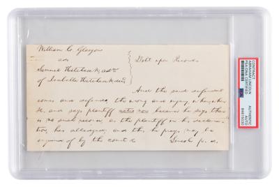 Lot #7 Abraham Lincoln Autograph Document Signed - Image 1