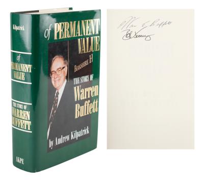 Lot #98 Warren Buffett Signed Book - Image 1