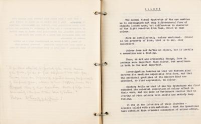 Lot #136 Howard Carter's Hand-Annotated Lecture Notes - Image 11