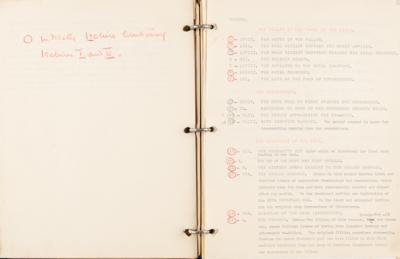 Lot #136 Howard Carter's Hand-Annotated Lecture Notes - Image 4