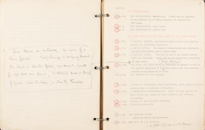 Lot #136 Howard Carter's Hand-Annotated Lecture Notes - Image 6