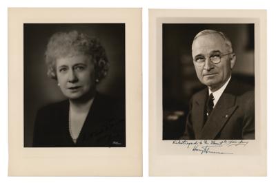Lot #11 Harry and Bess Truman (2) Signed Photographs - Image 1