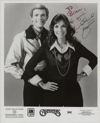 Lot #583 The Carpenters Signed Photograph