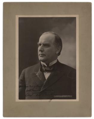 Lot #9 William McKinley Signed Photograph