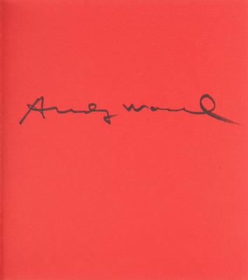 Lot #420 Andy Warhol Signed Book - Image 2