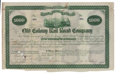 Lot #277 Onslow Stearns Document Signed - Image 1