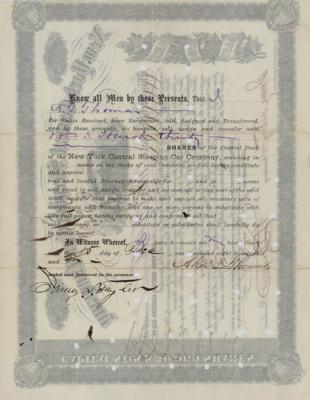 Lot #285 Webster Wagner Document Signed - Image 2