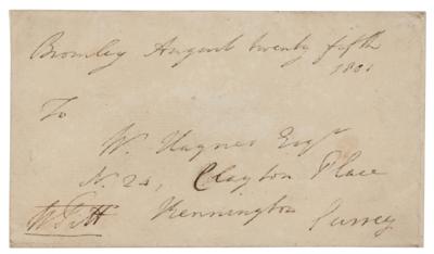 Lot #255 William Pitt, the Younger Franked Mailing
