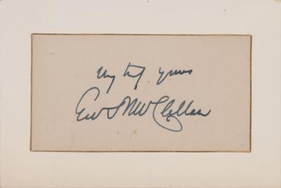 Lot #313 George B. McClellan Signature