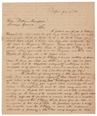 Lot #6 Millard Fillmore Autograph Letter Signed - Image 1