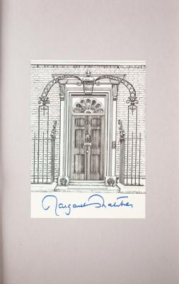 Lot #281 Margaret Thatcher Signed Book - Image 2
