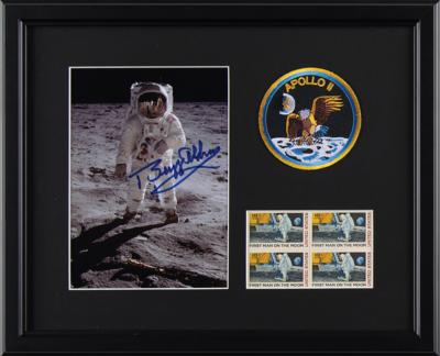 Lot #335 Buzz Aldrin Signed Photograph