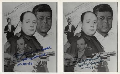 Lot #211 Kennedy Assassination: Maurice 'Nick' McDonald (2) Signed Photographs - Image 1