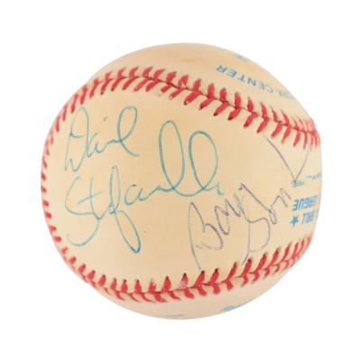 Lot #8294 Boston: Sib Hashian's RTZ Signed Baseball - Image 4